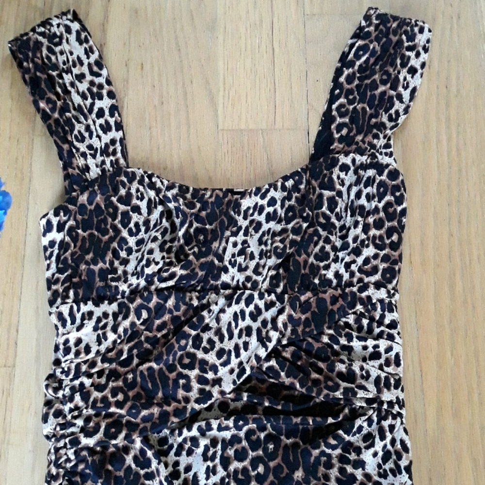 Bebe Ruched Mini Dress - Picture 2 of 8
